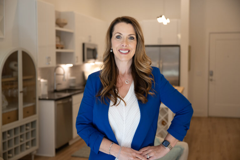 Kelly Thomas, co-founder of Rise & Shine Drone Cleaning and former Greystar Asset Manager in Charlotte, NC.